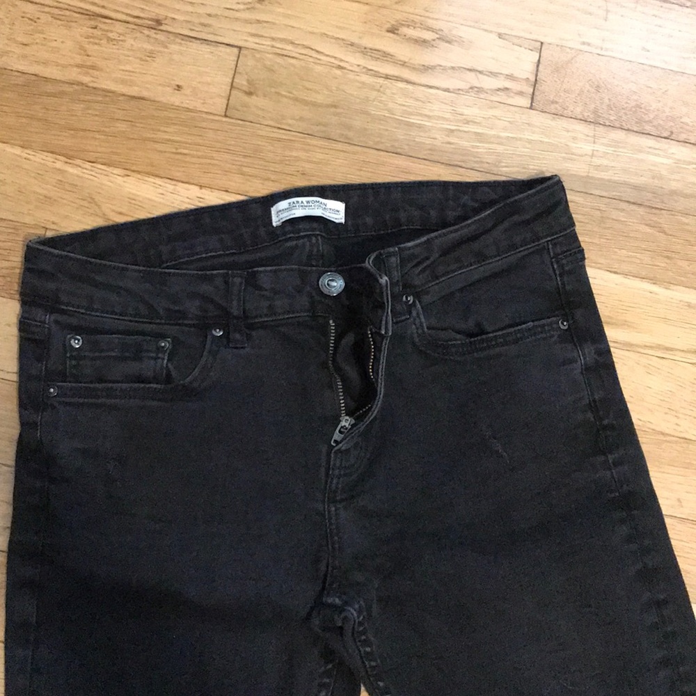 Black Zara pants, off black. - Picture 5 of 8